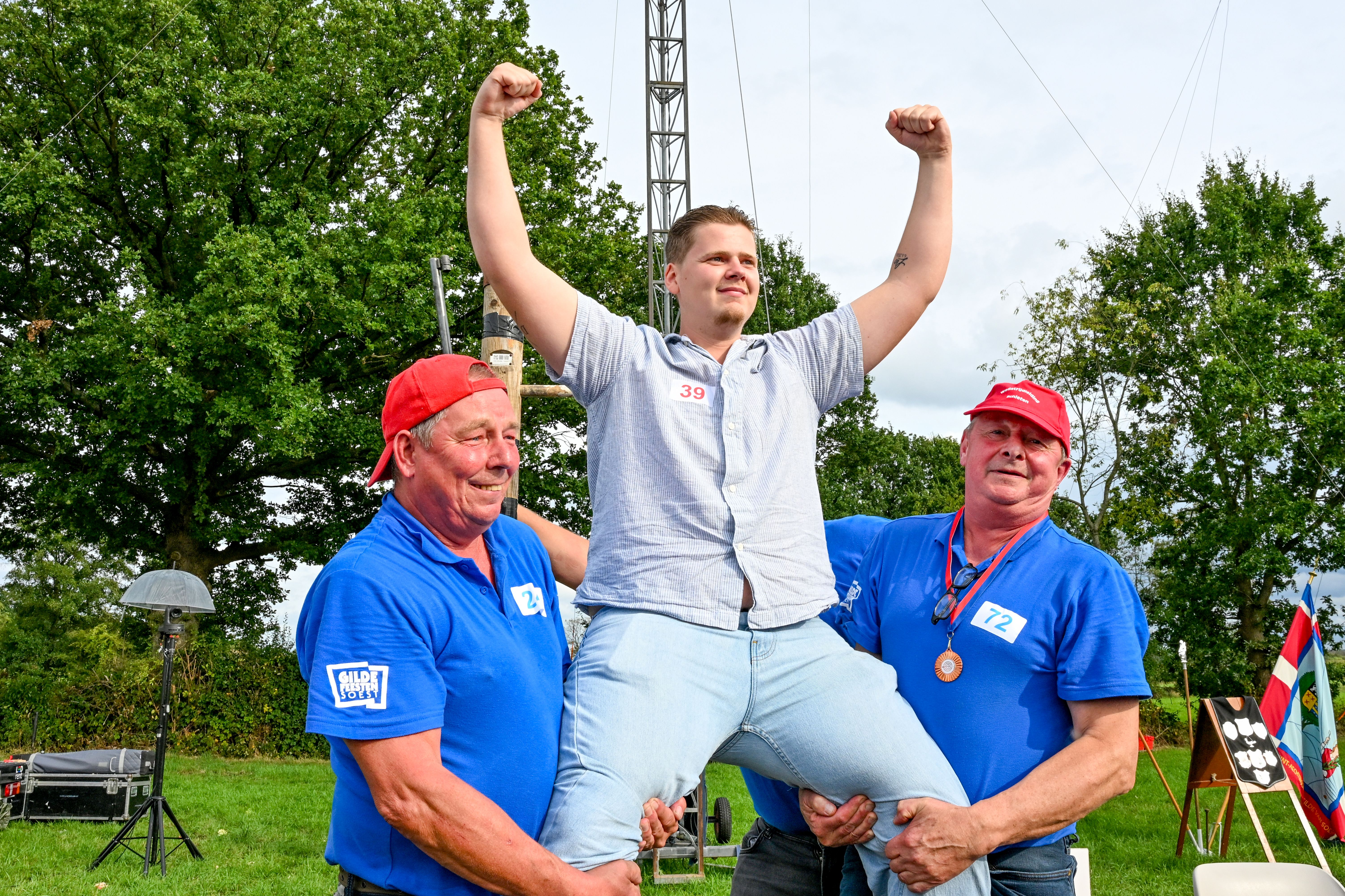 Dylan de Bruin nieuwe gildekoning van Soest