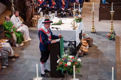 Sfeerbeeld Viering met Gilde-eer